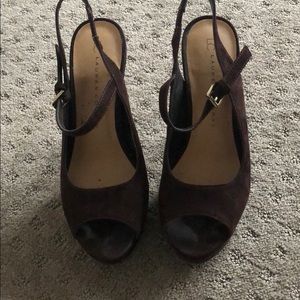 LC Lauren Conrad Suede Heels